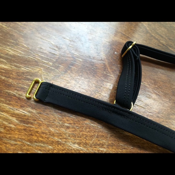 Black floral bikini top - Picture 2 of 2